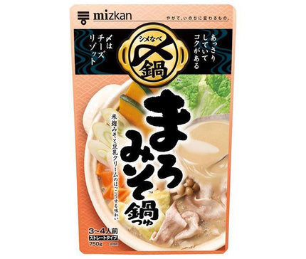 Mitsukan Delicious until the end, Maro Miso Nabe Soup Straight 750g x 12 bags 