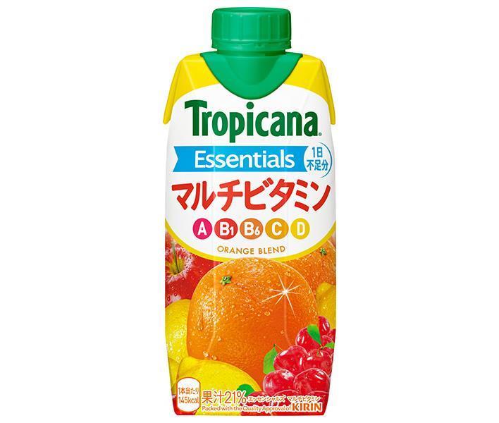 キリン トロピカーナ エッセンシャルズ マルチビタミン 330ml紙パック×12本入【日本出荷】