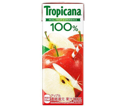 キリン トロピカーナ 100% アップル 250ml紙パック×24本入