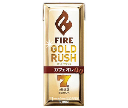 キリン FIRE(ファイア) ゴールドラッシュ カフェオレ 200ml紙パック×24本入