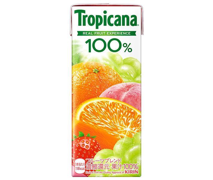 [11/25~ 10% OFF all products!!] Kirin Tropicana 100% Fruit Blend 250ml paper pack x 24 bottles