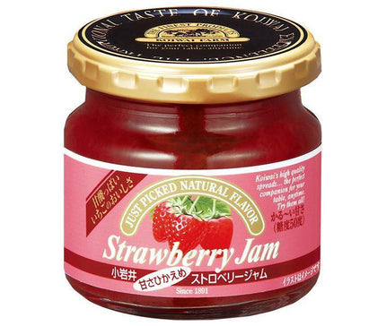 Koiwai Dairy Koiwai Lightly Sweet Strawberry Jam 180g Jar x 20 pcs 