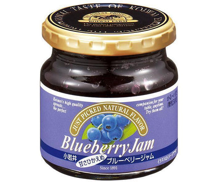 Koiwai Dairy Koiwai Lightly Sweet Blueberry Jam 180g Jar x 20 pcs 