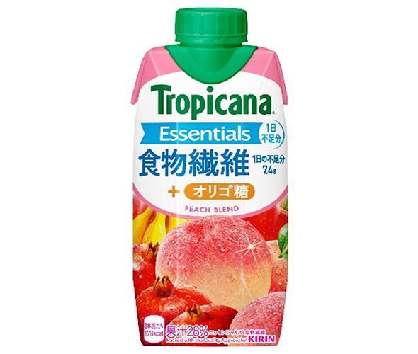 [11/25~ 10% off all products!!] Kirin Tropicana Essentials Dietary Fiber 330ml paper pack x 12 bottles