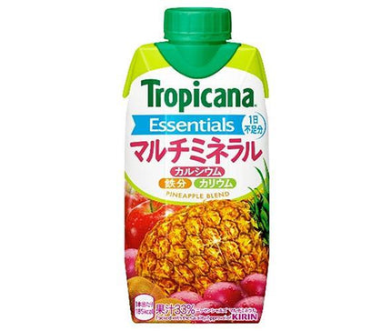 キリン トロピカーナ エッセンシャルズ マルチミネラル 330ml紙パック×12本入【日本出荷】