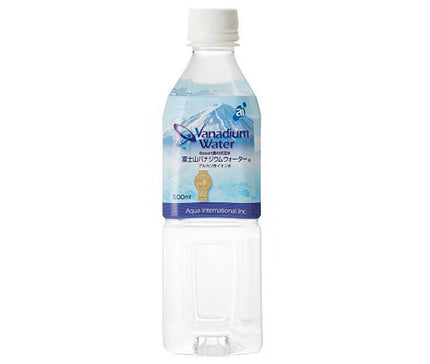 [Date de péremption : 2024.11.21 ou plus tard] Oasis Mt. Fuji Vanadium Water Bouteilles en plastique de 500 ml x 24 bouteilles