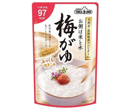 丸善食品工業 テーブルランド 梅がゆ 250gパウチ×24(12×2)袋入