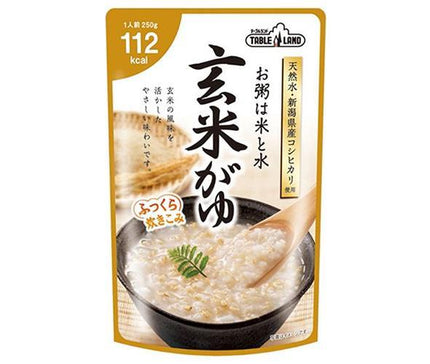 丸善食品工業 テーブルランド 玄米がゆ 250gパウチ×24(12×2)袋入