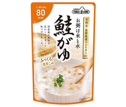 丸善食品工業 テーブルランド 鮭がゆ 220gパウチ×24(12×2)袋入