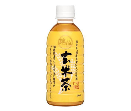 Morita (High Peace) Echizen Genmaicha 330ml PET bottle x 24 bottles 