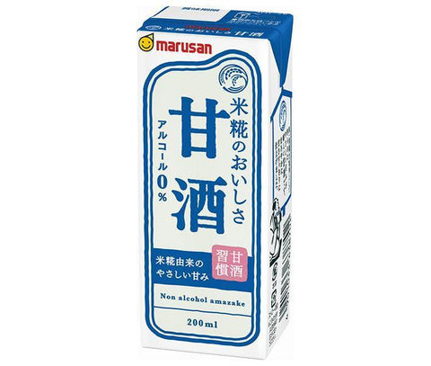 Marusanai Amazake 200ml paper pack x 24 bottles 