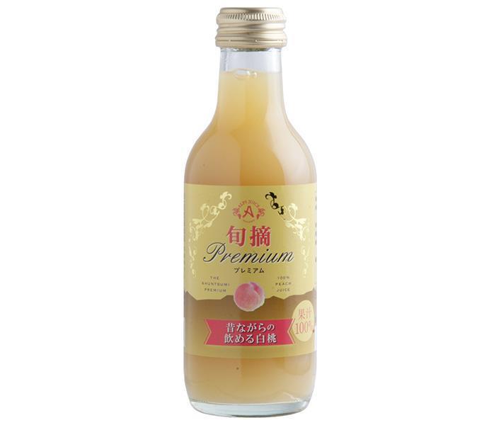 [11/25~ 10% off all products!!] Alps Shuntsumi Premium Traditional Drinkable White Peach 200ml Bottle x 24 Bottles