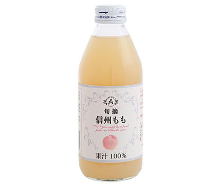 [11/25~ 10% OFF all products!!] Alps Shinshu Peach Juice 250ml bottle x 24 bottles