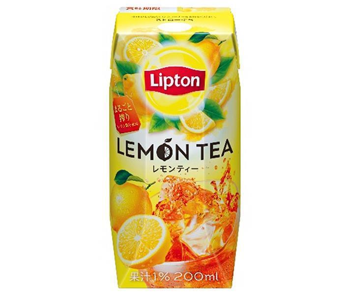 Thé au citron Morinaga Milk Lipton (récipient Prisma) paquet papier de 200 ml x 24 bouteilles