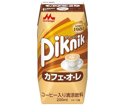 森永乳業 ピクニック カフェオレ（プリズマ容器） 200ml紙パック×24本入