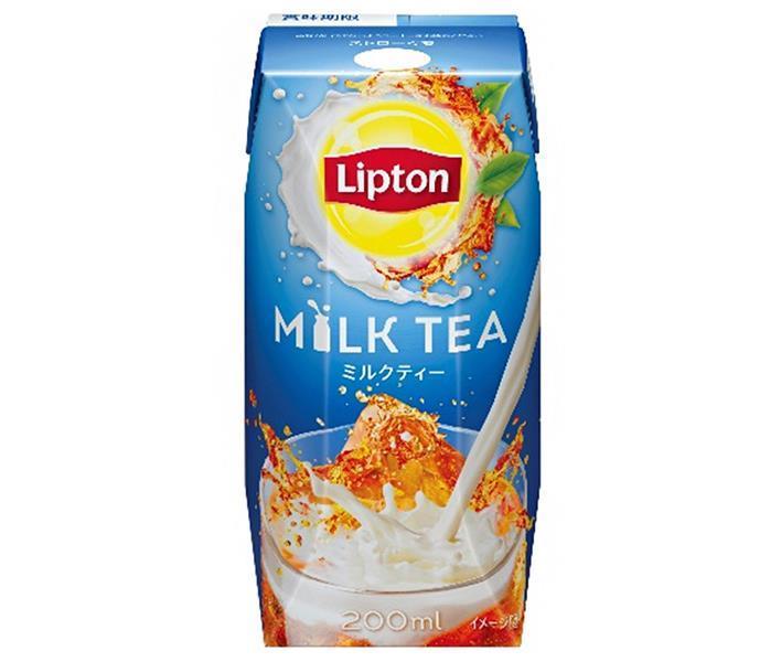 森永乳業 リプトン ミルクティー(プリズマ容器) 200ml紙パック×24本入【日本出荷】