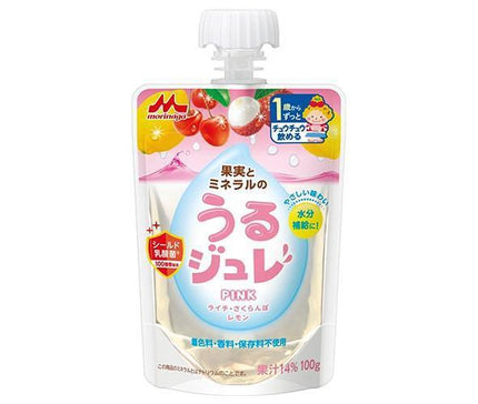 Morinaga Milk Industry Uru Jelly PINK 100g pouch x 36 pieces 