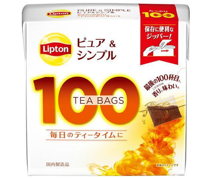 Lipton Pure & Simple Sachets de thé 100 sachets x 6 boîtes 