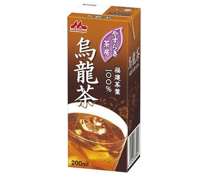 Morinaga Milk Industry Yasuragi Sabo Oolong Tea 200ml Paper Pack x 24 Bottles 