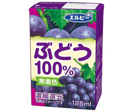 [11/25~ 10% off all products!!] LB 100% Grape 125ml paper pack x 30 bottles