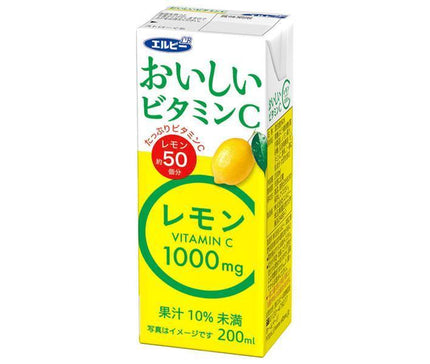 LB Delicious Vitamin C Lemon 200ml Paper Pack x 24 Bottles 