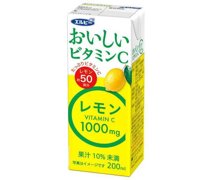 LB Delicious Vitamin C Lemon 200ml Paper Pack x 24 Bottles 