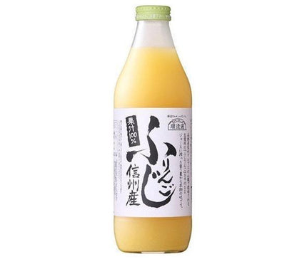 [11/25~ 10% off all products!!] Marukai Junzo Selection Fuji Apple Juice 1000ml bottle x 12 (6 x 2) bottles