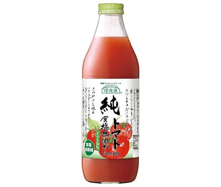 [11/25~ 10% off all products!!] Marukai Junzosen Pure Tomato Juice, No Salt Added, 1000ml Bottle x 12 (6 x 2)