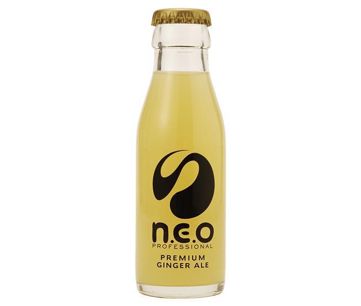 友桝飲料 n.e.o(ネオ)プレミアムジンジャーエール 95ml瓶×24本入