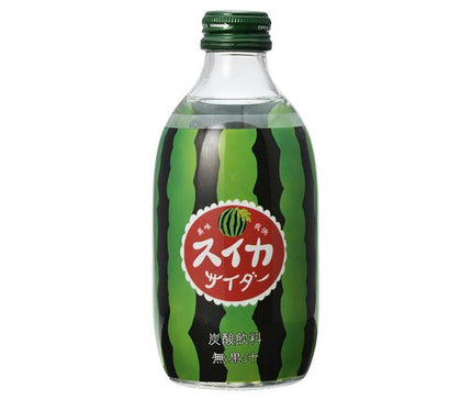 友桝飲料 スイカサイダー 300ml瓶×24本入