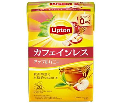 キーコーヒー リプトン カフェインレスティー アップルハニー 20P×6箱入