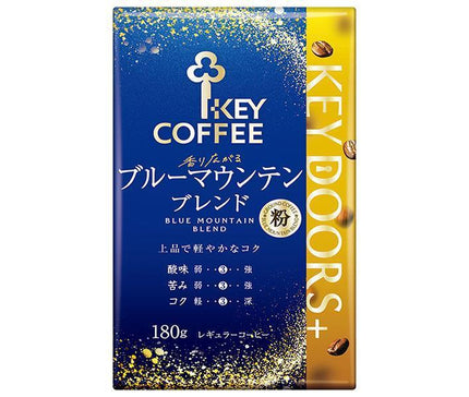 キーコーヒー VP(真空パック) KEY DOORS+ 香り広がるブルーマウンテンブレンド(粉) 180g×6個入