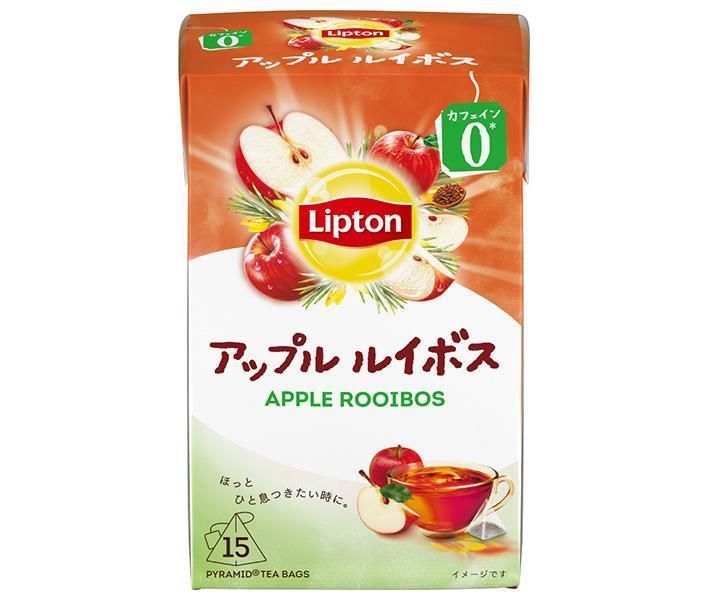 Lipton Thé Rooibos Pomme Sachets 15 sachets x 6 boîtes 